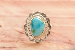Genuine Sonoran Turquoise Sterling Silver Ring
